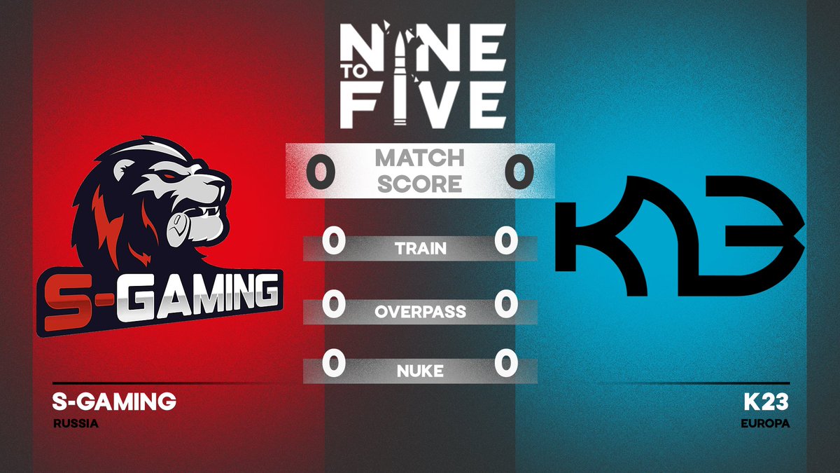 E_So_Chester's tweet photo. 🏆@MIDNITE 9to5 #6 🇵🇹

[SWISS STAGE - GAME 5]
🆚 2-2 #SGaming.pro VS 2-2 @k23_esports 

🗺️ TRAIN | OVERPASS | NUKE

📺https://t.co/GcFgpFH2t6

🎬@RelogMedia @GRIDesports
#NINEtoFIVE #CSGO #LiveOn https://t.co/G3DJeYzgO8