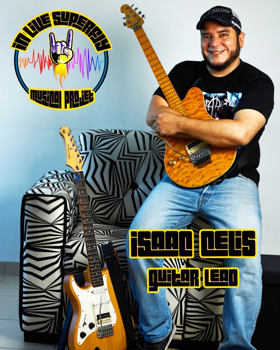 InLiveSuperfly's tweet photo. Él es Isaac Celis, Guitarrista líder de @InLiveSuperfly @leftycelisgtr https://t.co/mJ4O0PmCI3