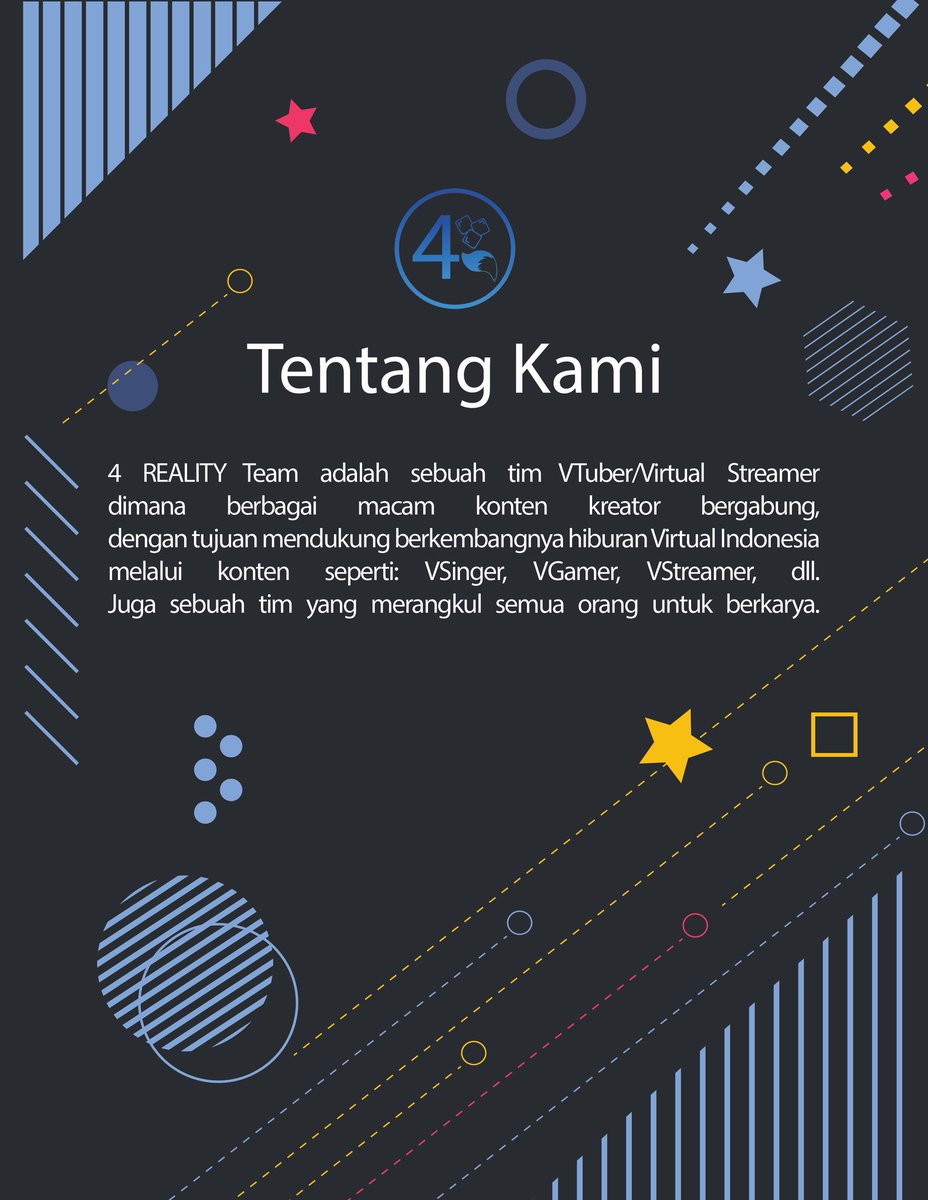 4RealityTeam's tweet photo. Perkenalan singkat 4Reality Indonesia!
Lengkapnya ada di Facebook https://t.co/6pUVBoZ44R
Wajib Klik Link diatas!!!!! ><)9

Jangan lupa Support kami ya!! (✿╹◡╹)

Other Official Site
Web : https://t.co/7SFoieV1Dw
Discord : https://t.co/a3xbhq9yjd

#4RealityID #VtuberIndonesia https://t.co/gLhDfy6zZ0