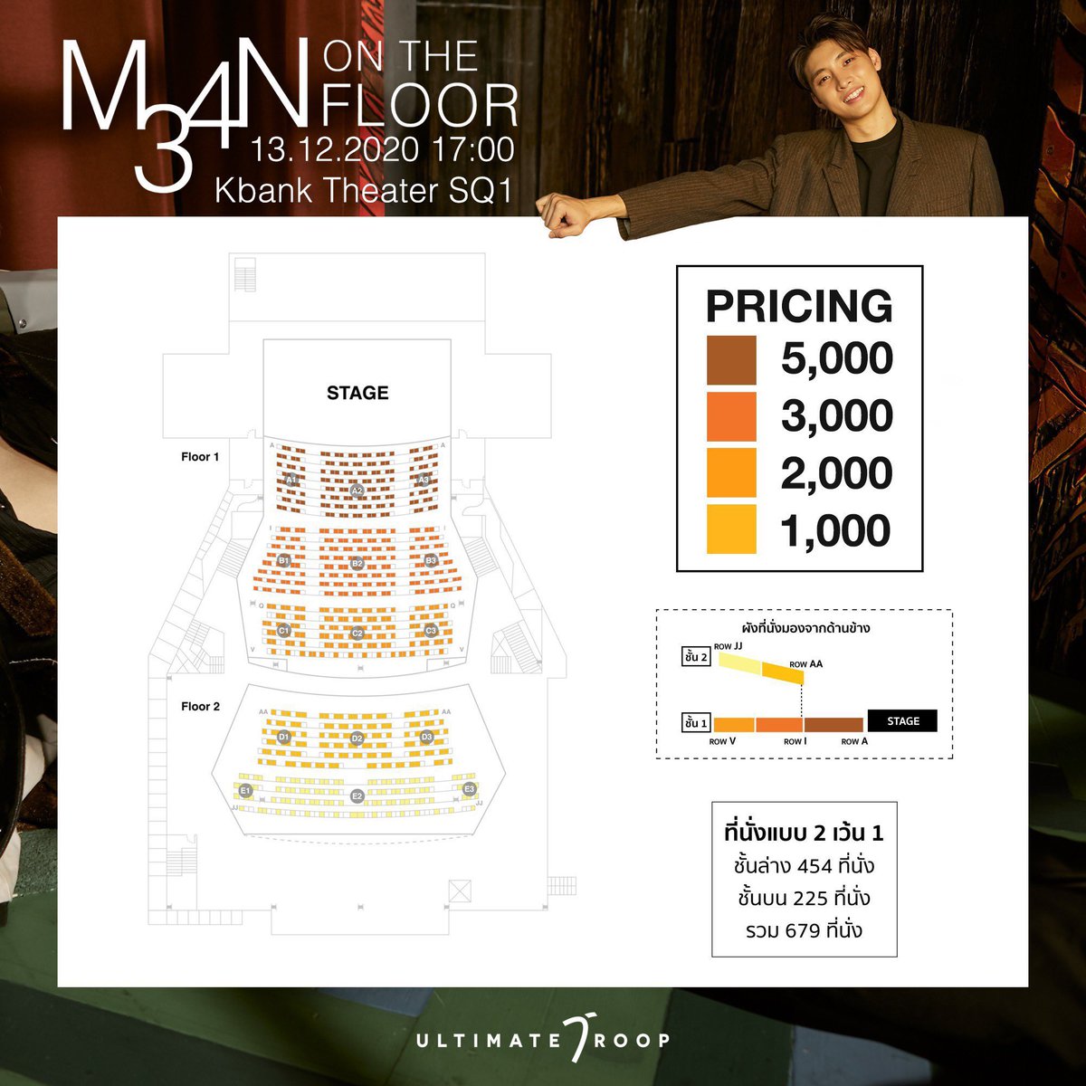 lilemonlime's tweet photo. ขายบัตร1000 ชั้น2 zone D2 แถวBB 2 ใบติดกัน ซื้อ2ใบ 1,800 บาท 
ให้สิทธิ์ทุกอย่าง 
สนใจ dm ค่า
#MEANontheFloor #MeanPhiravich https://t.co/1Atj8UaNwU