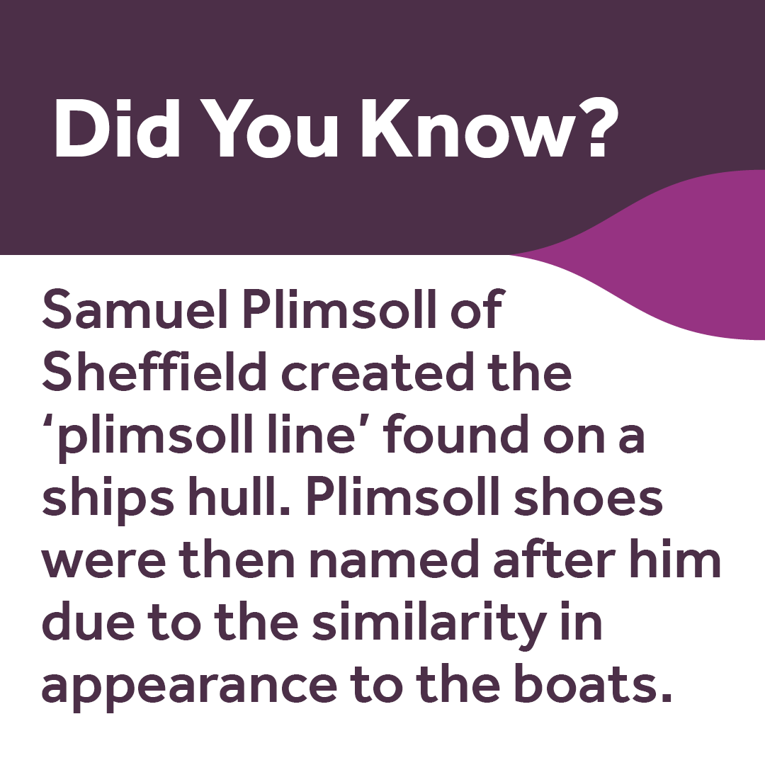 EastMidRailway's tweet photo. Thank you to heritagesheffield on Instagram for sharing this brilliant fact of Sheffield's local history! We won't be able to look at the shoes without thinking of boats from now on! 👟
#DidYouKnow #EMR #Yorkshire #Sheffield #FactoftheDay https://t.co/tZNwh3FlJm