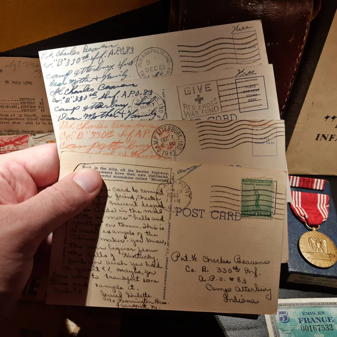 83rdThunderbolt's tweet photo. My last purchase on Ebay has just arrived! My collection of soldiers postcards from the #83rdInfantryDivision is growing 😃

#83rdInfDiv #WWII #WW2 #USArmy #WW2Collection #WW2History https://t.co/SdxNAtQRPE