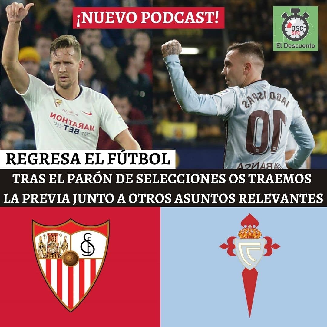 ElDescuentoSVQ's tweet photo. 📣Nuevo📻PODCAST‼️ #2x36 #DSCSevillaFC | Regresa el fútbol: #LaLiga (#Celta), #CopaDelRey (@ciudaddelucena) y #UCL (#Krasnodar)| #ElDescuentoSFC
🎧Escuchar en📲iVoox➡️ https://t.co/KZi9P7yDv0 🌐Web➡️ https://t.co/1FOvK7JIGU
💻📲Otras plataformas de🎧escuchas y participación⬇️ https://t.co/UZ1vXU8hff