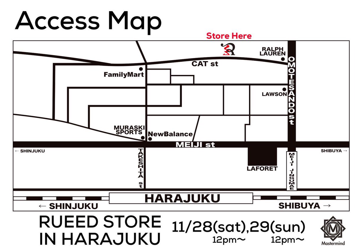 ANDSUNScrew's tweet photo. ＼RUEED STORE IN HARAJUKU／

Date : 11/28(Sat) , 11/29(Sun)
Place : THA TERMINAL
(渋谷区神宮前4-25-10)

New Album「Q&amp;K」のCD盤先行販売New GoodsやRUEED作のイラストアート(Limited prints),本人によるLA買い付け品等を準備!! https://t.co/PIAUO3O27Z