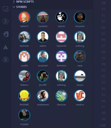 Agora tem tudo stories, até o o VS Code  😂