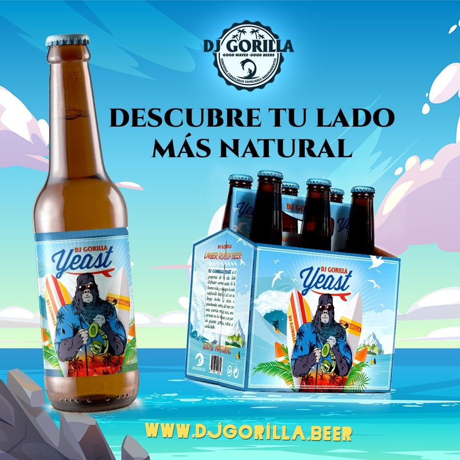 djgorillabeer's tweet photo. Disfruta de descuentos de hasta un 50% en nuestros packs de cerveza Lager DJ Gorilla Yeast, perfecta para quitar la sed y muy fácil de beber en cualquier momento y lugar.

➡️ Hazte con tu pack en el siguiente enlace: 
https://t.co/EMlNZFyBkX

#djgorilla #lager #cervezas #surfing https://t.co/rF8iroiHp8