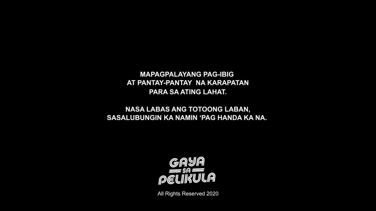 myuminsi__'s tweet photo. season 2 is so overrated. SEASON 3 na please? #GayaSaPelikulaFinale https://t.co/5e0AFyWPLJ