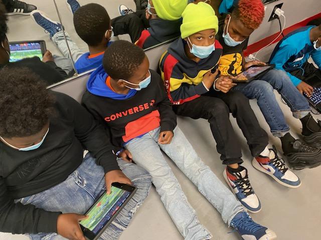 Reedsrefuge's tweet photo. Playing games on their IPads is a favorite pastime for the children at Reed's Refuge!🥰🥰#reedsrefugecenter  #aplacetobesomebody #believe https://t.co/glYc0iiAza