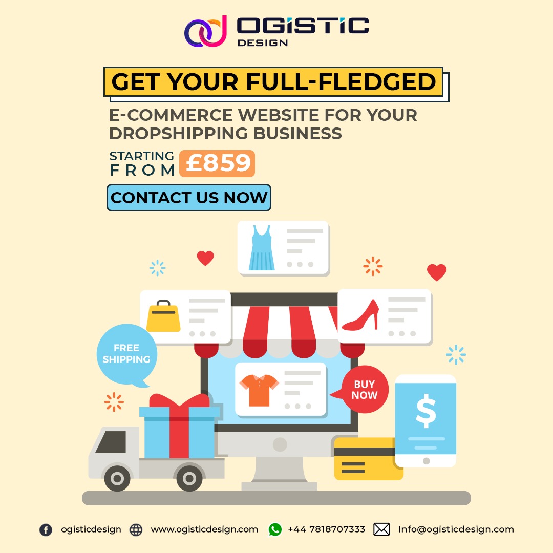 OgisticDesign's tweet photo. #OgisticDesign has got complete solutions for you. 

Website ➡️ https://t.co/pqypDJK3Fo
WhatsApp ➡️ +447818707333
Email ➡️ Info@ogisticdesign.com

#dropshippingbusiness #dropshipping #dropshipper #dropshippingwebsite #ecommerce #ecommercebusiness #ecommercewebsite #ecommercestore https://t.co/hdkUQABoho