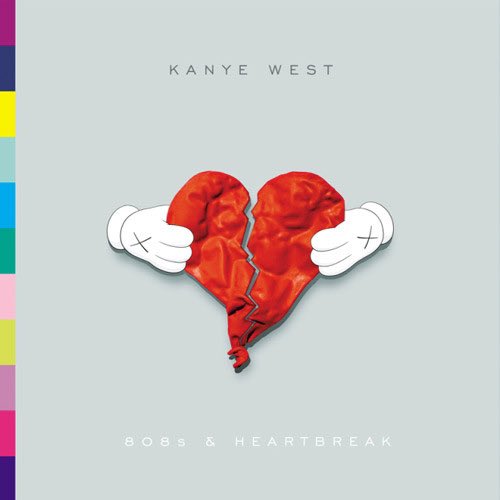 In this era, Kanye’s music was very experimental and kept changing styles. On 808s, (which utilized auto tune and the Roland TR-808 drum machine) Ye was able to capture heartbreak and his true feelings from the loss of his mother and breakup with his girlfriend.(1/2)