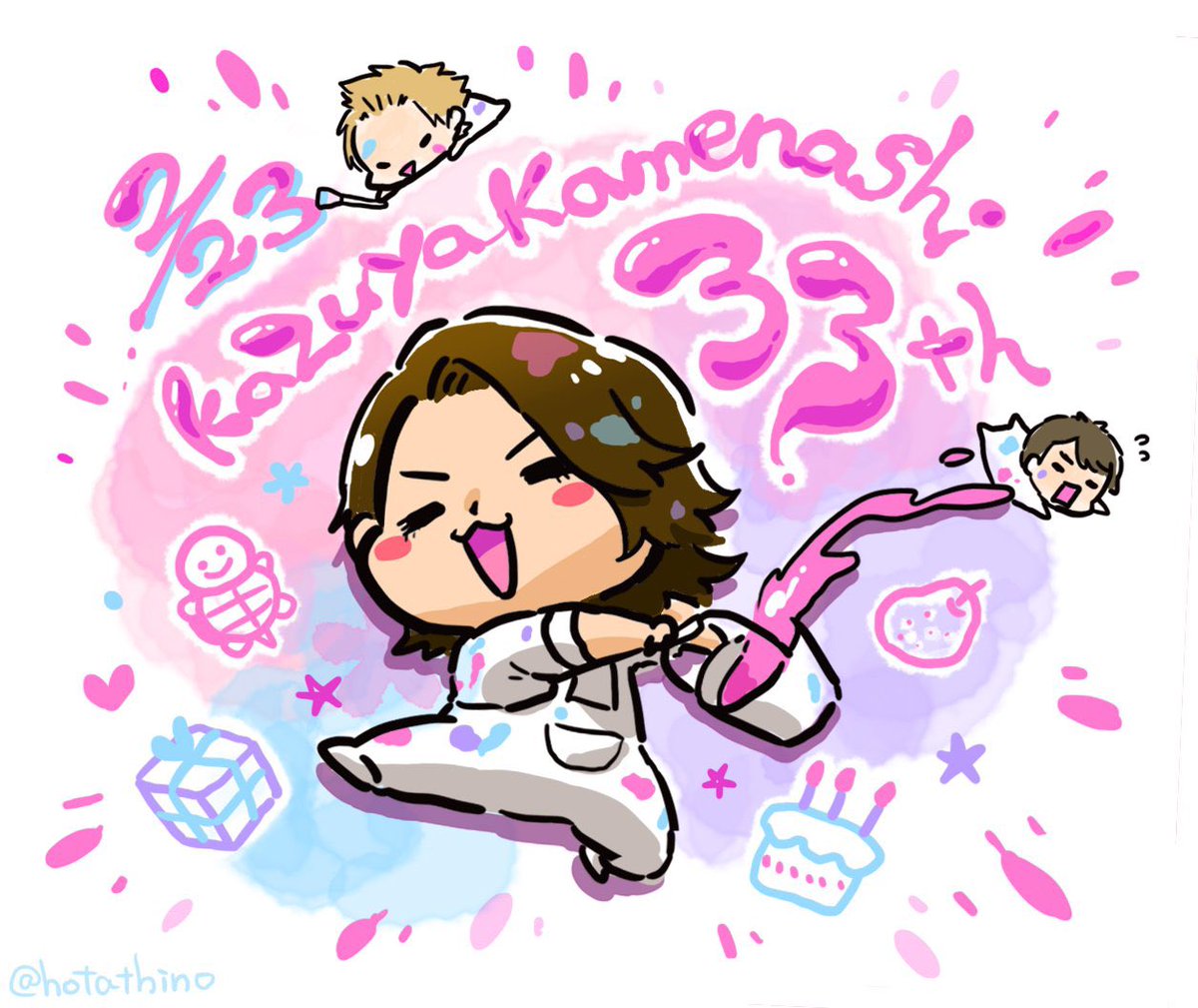 #マルビルKATTUNモザイクアート企画 
こちらは亀梨さんのいろいろ描いたもの??? 