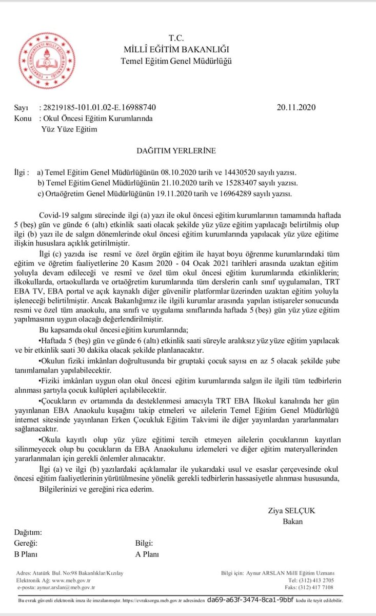 mucahityilmaz76's tweet photo. Kararın tekrar gözden geçirilmesi gerekir.  Elbette yüz yüze eğitim esastır, ana okul öncesi öğretmenleri @erdalerdogan_07 #bakıcıdegilogretmeniz https://t.co/xyub8IPlto