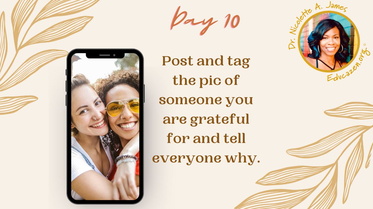 nicolettejames's tweet photo. Greetings educators! It's Day 10 of the Gratitude Challenge and here is your task for today! Pls tag me in your post. #BacktoBetter #npowerededu #BetterTogether https://t.co/Mw0ABqJ25G