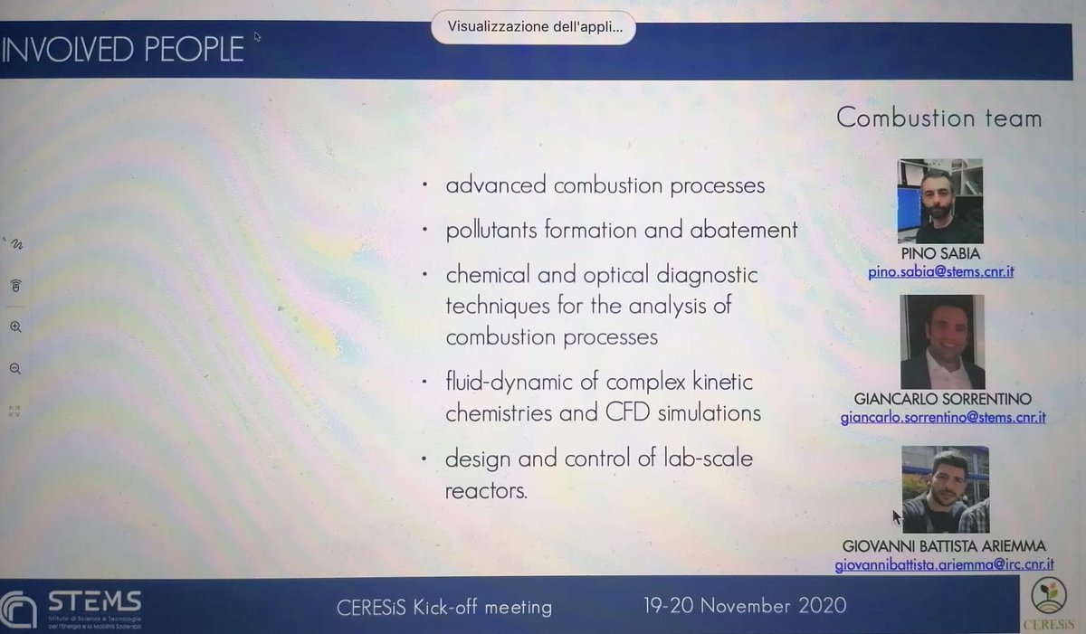 smartcats_COST's tweet photo. 🌐Kick-off webmeeting of #CERESiS🌱 project yesterday! 

🔴Raffaele Ragucci (STEMS @CNR_DIITET @CNRsocial_)presented the pyrolysis and combustion team introducing concrete and innovative ideas for the project to the participants.

#phytoremediation #biofuel #technology @EU_H2020 https://t.co/VzljSpXiI3