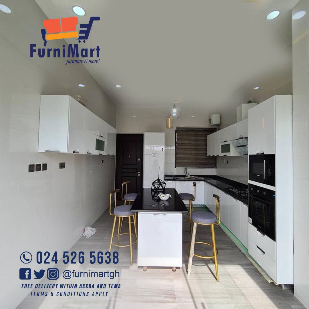 Who doesn’t want a kitchen that is well-kept and organized? 
Making your kitchen look amazing is our specialty, and doing that in a limited space, our superpower.
Reach out us for latest modular kitchen designs to transform your kitchen space👍🏼
Hotline : 0245265638 

#furnimartgh