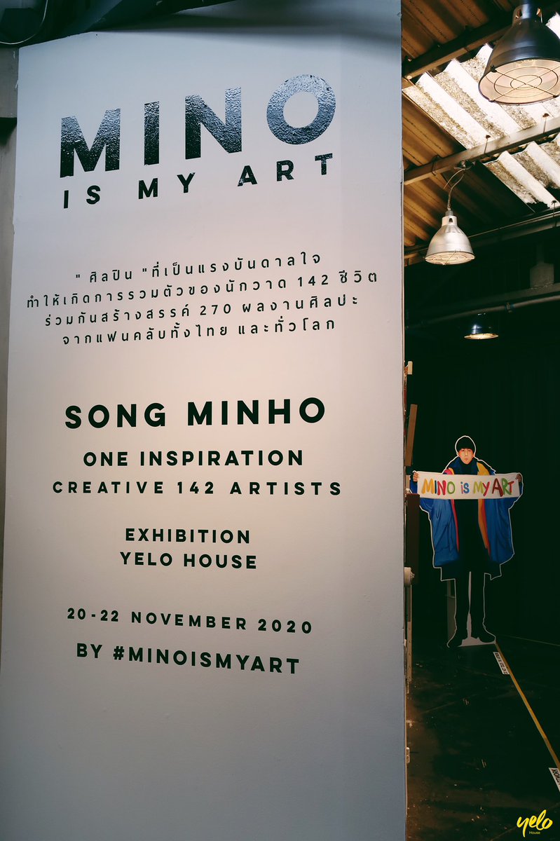 YeloHouse's tweet photo. ภาพบรรยากาศงานวันแรก
MINO is My Art 🎨💖
นิทรรศการยังมีถึงวันอาทิตย์น้า
แวะมาเยี่ยมชมภาพสวยๆจากแฟนๆพี่มิกันได้นะคะ🥰✨
#YeloHouse #Minoismyart #mino https://t.co/08bGbwTIAi