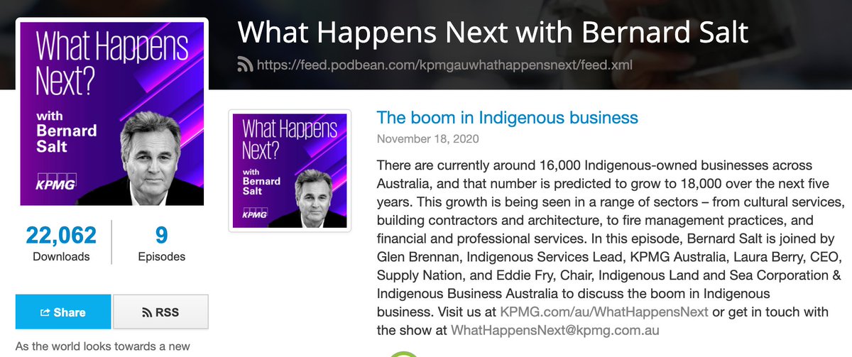 amnerisptyltd's tweet photo. Everyone's talking about the boom in Indigenous businesses... Bernard Salt asks KPMG's @glenbrennan  what comes next?
https://t.co/9RkxgmY4ET https://t.co/PqhpIE1ydp