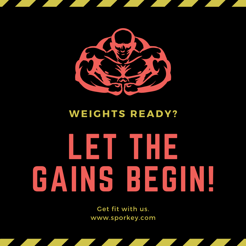 No Pain, No Gain! Let the gains begin! Excuses don't burn calories!

Join Sporkey today &amp; start your fitness journey!

🌐: sporkey.com
#sporkey #sports #fitness #workout #exercise #play #usa #nyc #football #basketball #golf #tennis #nfl #nba #soccer #games #explore