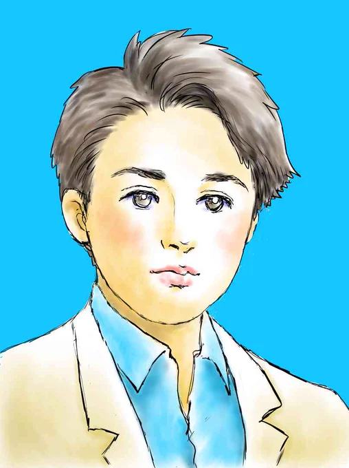 #似顔絵  #イラスト #嵐 #松本潤 #桜井翔 #大野智 今週は嵐の3人を、今後それぞれの活動が増えるのかなということで別々に描きました。(あと二人は間に合わなかったので来週。)少女漫画風を意識して楽しく描きました。 