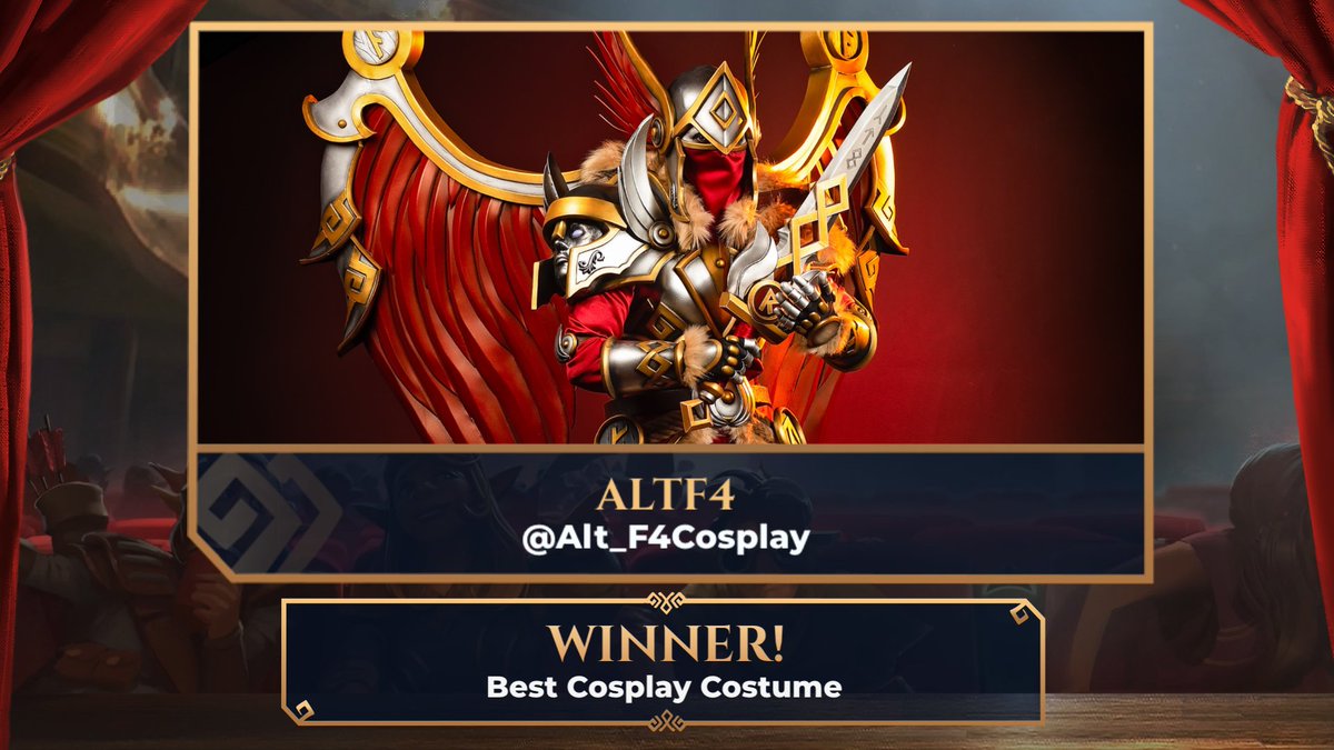 🏆 Best Cosplay Costume - AltF4 (@Alt_F4Cosplay)