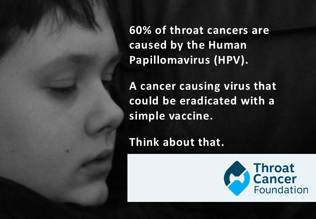 TCF_Foundation's tweet photo. At least 60% of throat cancers are caused by the Human Papillomavirus (HPV).   Help us to reduce this figure with our nationwide campaign that includes the value and life saving importance of getting young people vaccinated. #LookingAfterYourThroat

https://t.co/t5zkZi4Kdr https://t.co/7YZXRD2ydI