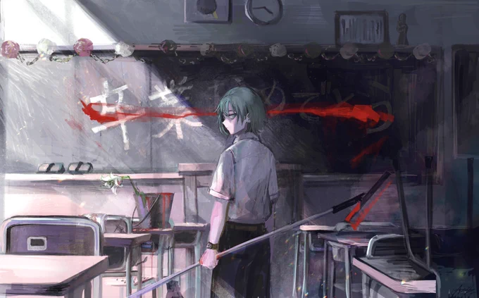高校生の時に描いた高校生の絵たち 