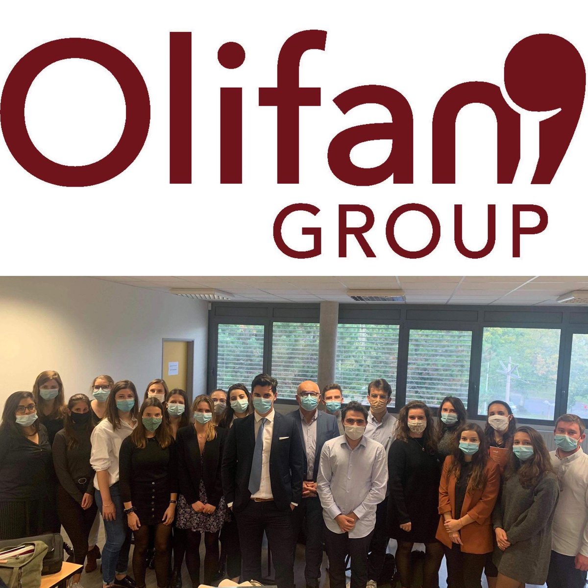 La promotion du M2 D-IPAT remercie Olifan Group ainsi que ses intervenants Luc GIRARD et Jonathan LIWSZYC pour leur présentation du métier d'ingénieur patrimonial du mardi 7 octobre 2020