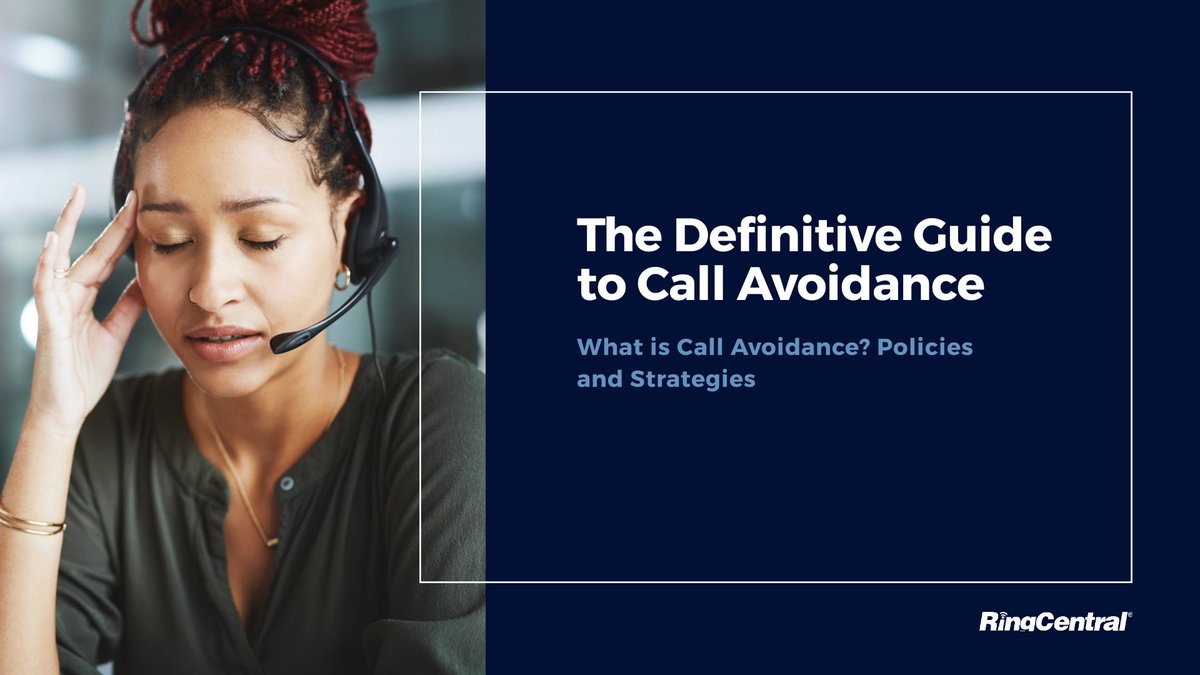RingCentralUK's tweet photo. The term ‘call avoidance’ is used to mean when a call centre operative avoids taking phone calls. Find out some call avoidance strategies for call centres. Click here: ➡️ https://t.co/DeV3FNMNyd #callavoidance #callcentre #contactcentre https://t.co/uPruEmpXs7