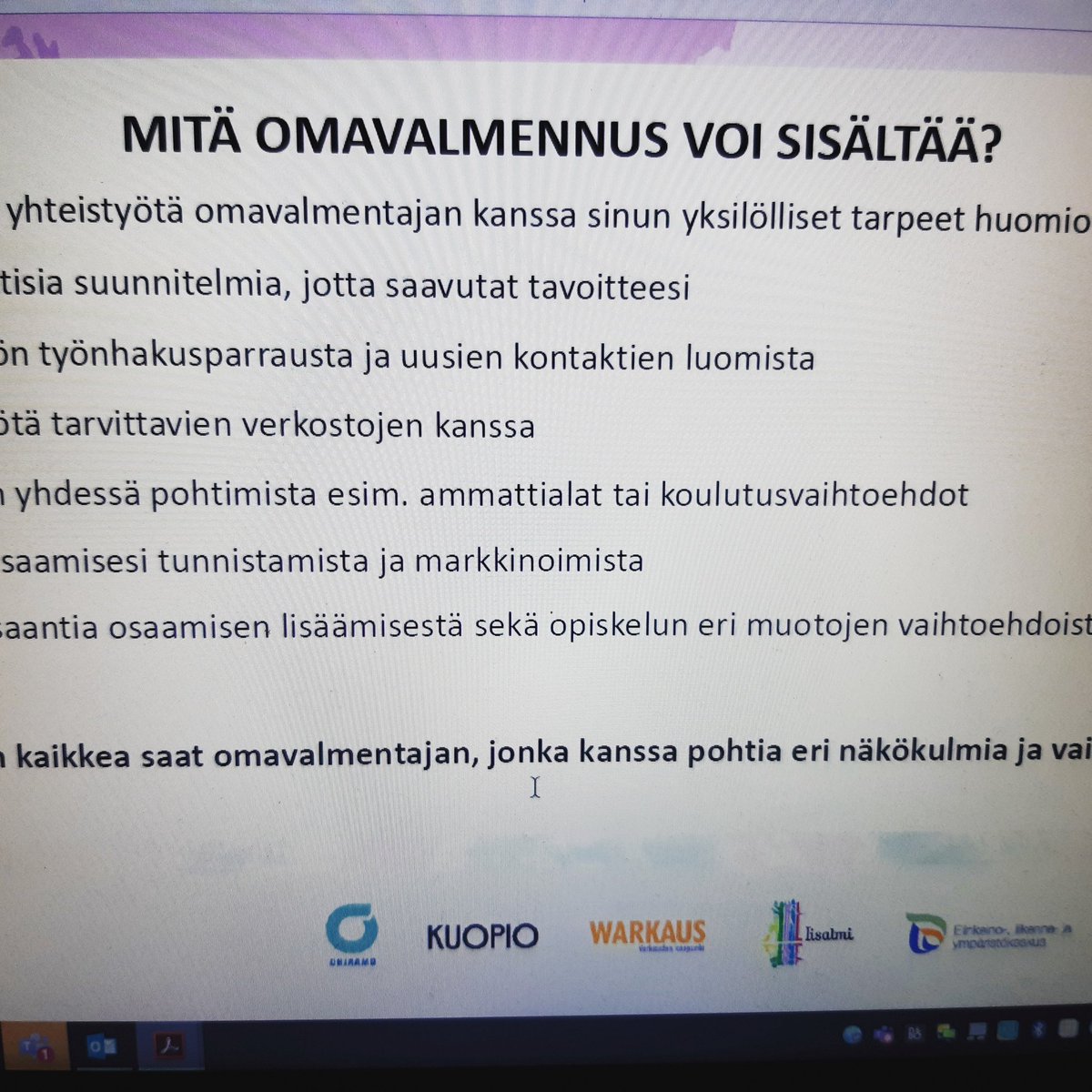 NTPhanke's tweet photo. Tänään saanut kertoa omavalmennuksesta kiinnostuneille työnhakijanuorille valmennuksen hyödyistä. Tärkeää, että päätös on aina nuoren oma. https://t.co/7rGPojRVVh