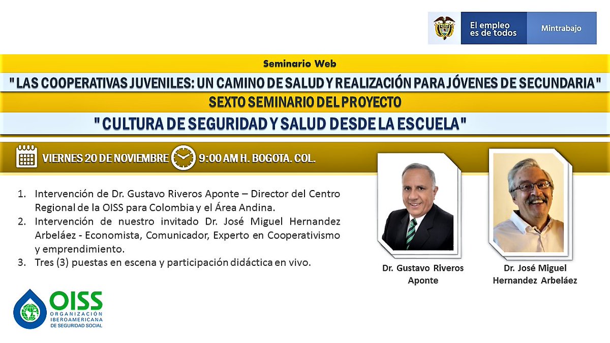 OissPeru's tweet photo. @OissAndino invita Hoy, Cooperativas Juveniles, 9:00 am hora de Colombia

Link Acceso: https://t.co/aqHqQSr3RK

#Agenda2030 #Covid_19

@D_Magisterial @Minsa_Peru @MTPE_Peru @EsSaludPeru @SuSaludPeru @SBSPERU @pcmperu https://t.co/DzTMl2TYmD
