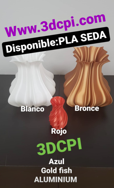 3DCPI's tweet photo. FILAMENTO PLA SEDA - magnífico acabado tipo silky, 6 colores a escoger. 
encuéntralo en: https://t.co/pVfq3qBok9 https://t.co/hD2Tz2hdA5