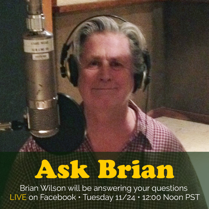 BrianWilsonLive's tweet photo. Next Tuesday at 12:00 Noon PST, Brian will be answering your questions LIVE on Facebook. We’ll create a Post at Noon – type your questions in the “Comments” field and we’ll get to as many as we can. Brian said he’s looking forward to “hanging out” with his fans. See you then! https://t.co/aPUYjQR1d1