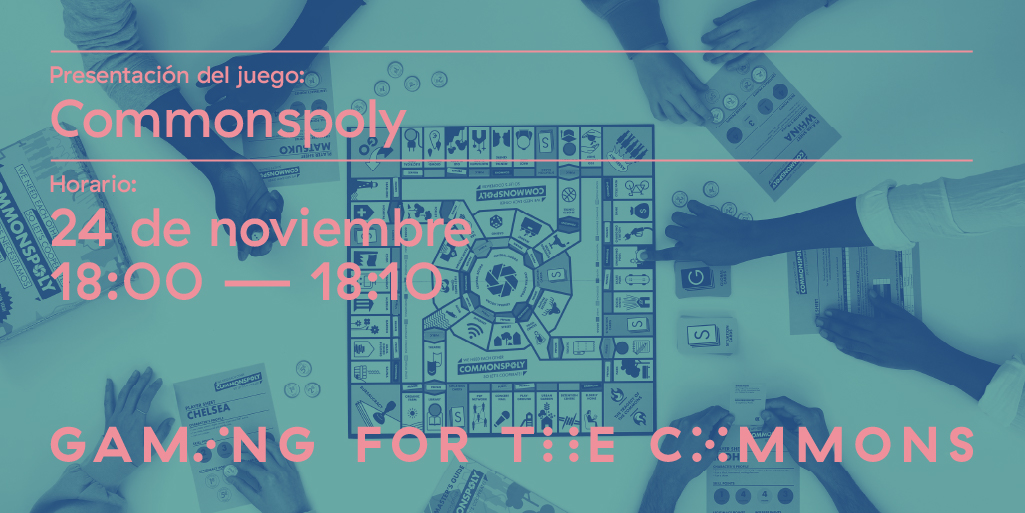 commonspoly's tweet photo. El martes empieza #GamingfortheCommons, un encuentro online donde estará @commonspoly junto con otros ocho juegos de mesa sociales o educativos. 

La inscripción para el hackcamp está cerrada pero podéis asistir a las presentaciones públicas. 

Programa: https://t.co/ThALnZh5R8 https://t.co/1xdkq1O2vU