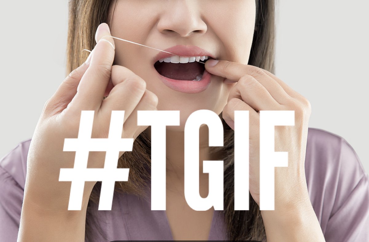 MitziMorrisDMD's tweet photo. TGIF! Thank goodness it's Friday or thank goodness I floss? We say both 😉☺️. Have a great weekend! #MitziMorrisDMD #TGIF https://t.co/Ia72swCr4Y