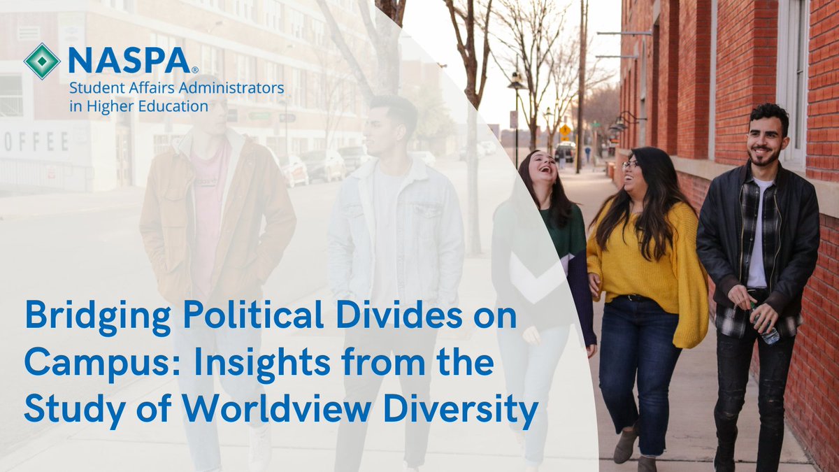 tandfeducation's tweet image. 'Bridging Political Divides on Campus: Insights from the Study of Worldview Diversity', authored by @IDEALSresearch researchers, is now free to access for a limited time. Read it here today: bit.ly/Political-Divi… #ASHE2020 #HigherEd @NASPAtweets