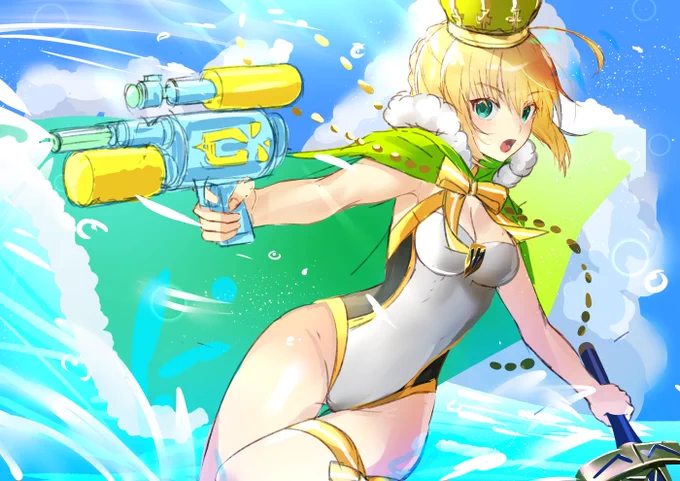 #いい太ももの日 
ラフを載せる勇気? 
