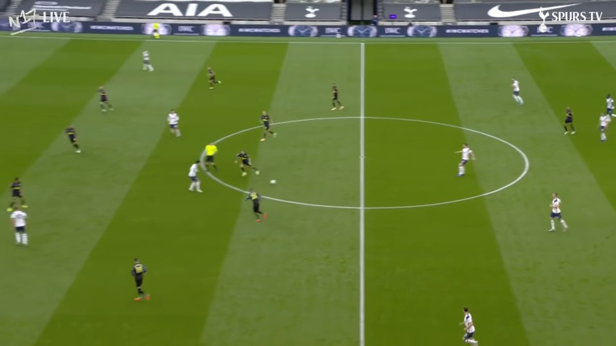 Spurs and Manutd used that medium to create many chances to score. Kane and son mostly combining there and Mata and Fernandes combining there also. Spurs scored like that too. Son in the halfspace, Feeding Kane and Kane squaring it for Lucas