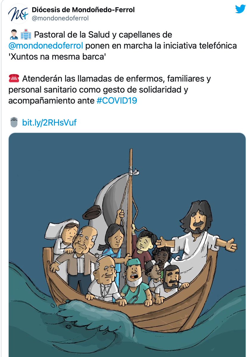 pastoralsaudemf's tweet photo. Hoxe , o #DepartamentodePastoraldaSaúde, recupera a súa #Visibilidade no organigrama da @Confepiscopal , dentro da #ComisiónEpiscopal de #PastoralSocial e #PromociónHumana.
#PastoraldaSaúde #Necesaria #ComaSempre #Imprescindible
#MaiscaNunca
@pastoralsaudemf @PSaludMadrid https://t.co/4FXQduaB4V