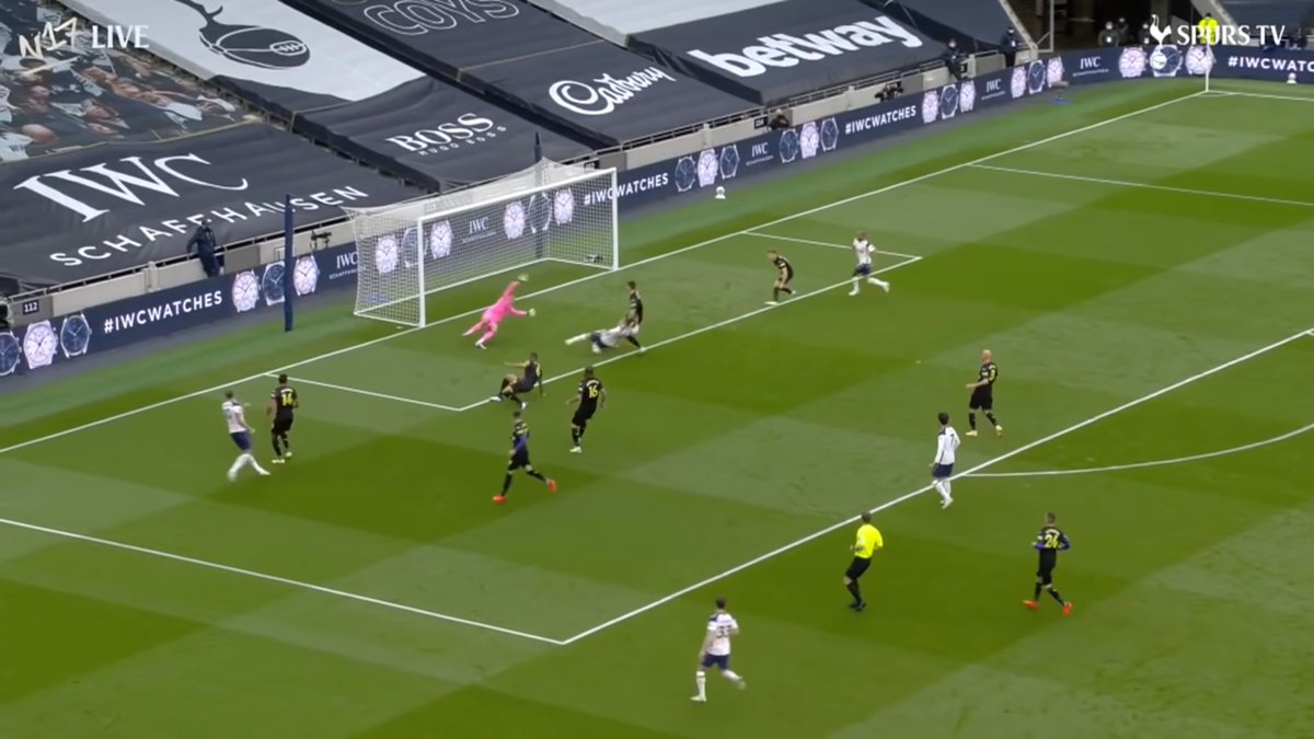 Spurs and Manutd used that medium to create many chances to score. Kane and son mostly combining there and Mata and Fernandes combining there also. Spurs scored like that too. Son in the halfspace, Feeding Kane and Kane squaring it for Lucas