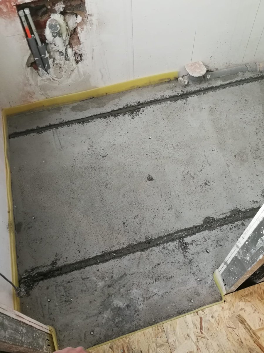 20/ Haven't updated this in awhile. We have started the work on the floor, which should be done by mid next month.