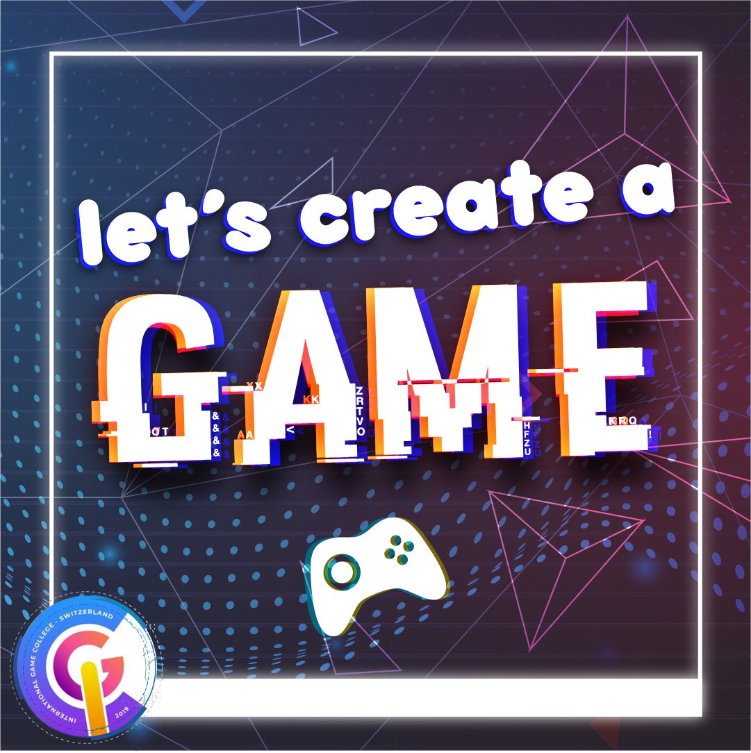 igamecollege's tweet image. LET'S CREATE A GAME !
.
#madewithunity #gamedev #gamedeveloping #game #code #coding #education #codificaton #highschool #gamedesign #leveldesign #virtualreality #augmentedreality #augmentedreality #virtualreality #unity3d #unrealenginee #gamedesign #gamedeveloper #leveldesigner
