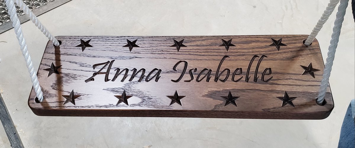 cottage_green's tweet photo. Customized Personalized Solid Oak Wood Tree Swing Seats! Rope is available; Computer Previews Provided! #WoodSwing #treeswing #greencottagedesigns #yardswing #oakswing #carvedswing #nameswing #quoteswing #NeverGrowUp https://t.co/ZLbudj6zKY