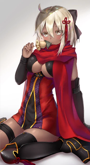 #いい太ももの日 
ラフを載せる勇気? 
