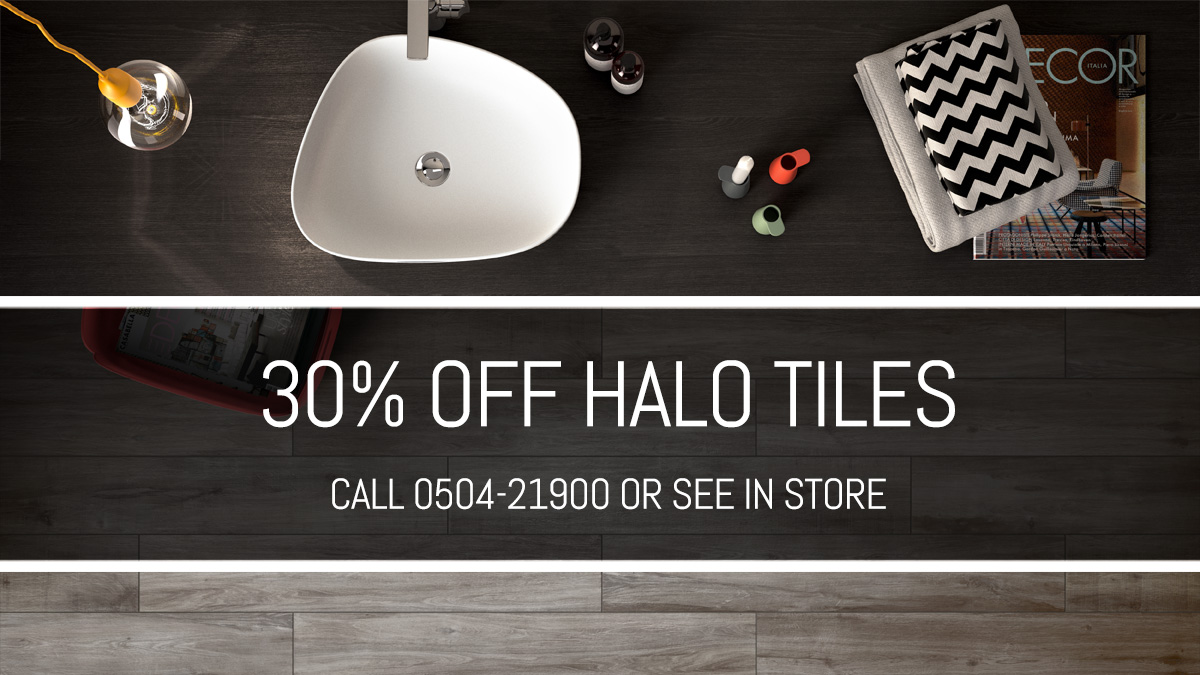 stakelums's tweet image. Get 30% OFF @HaloTiles at @stakelums until Dec 2nd in store only. Choose from a range of wooden effect, wall &amp;amp; floor and outdoor tiles available in store. #halotiles #tilesale #stakelums