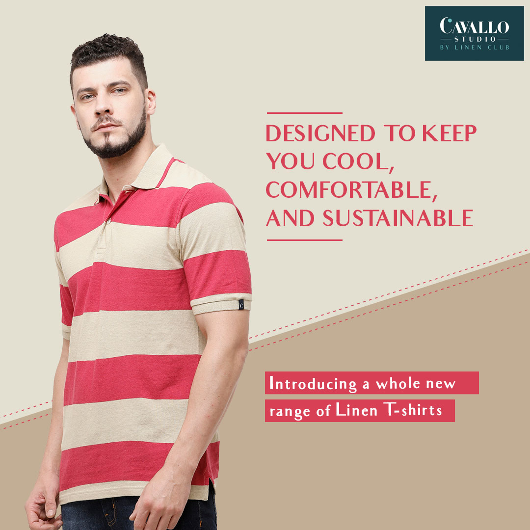 LinenClub's tweet photo. Cavallo Studio by Linen Club's latest range of linen blended T-shirts combine comfort and style. They are sustainable and breathable, and perfect for your WFH wardrobe. Shop now on https://t.co/O7mH7HWnbv
#LifeinLinen #LinenLifestyle #LinenClub #LinenTees #LinenTshirts #WFH https://t.co/yeoyivQtkb