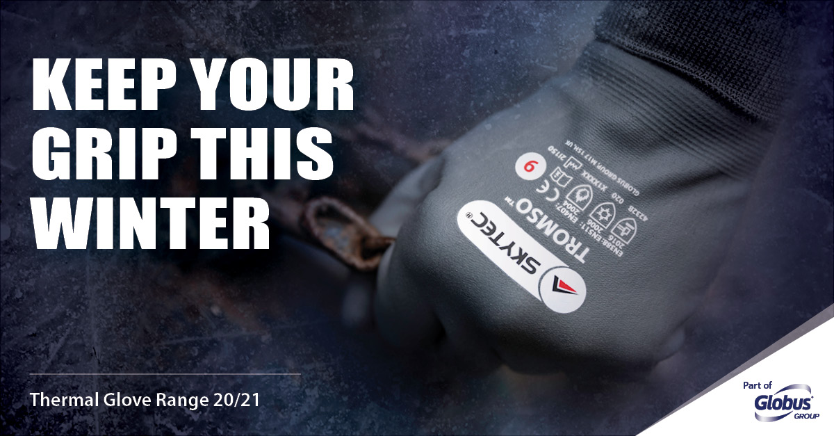 GlobusGroup_PPE's tweet photo. Whatever the weather, keep your grip this winter with a range of thermal gloves from Globus Group. We have a choice of thermal protection gloves ideal for various applications and environments. More info: https://t.co/oF5hkEHRXL
#thermalgloves #skytecgloves #showagloves #gloves https://t.co/Uf1HiCiozE