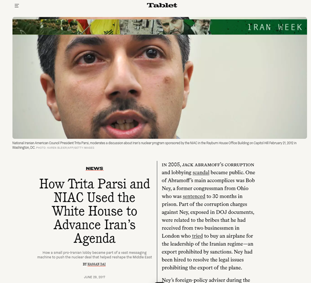 4)The Obama admin was in bed with Iran’s regime & its lobby group NIAC, based on released emails.“I have chatted with NIAC folks over the years”“we do have a relationship with NIAC”NIAC even sought the Obama admin’s advice on paying President Clinton for a speech.