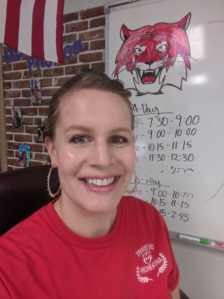 On the Friday before Thanksgiving Break, we wear red! #tigerpride365 #staysafe