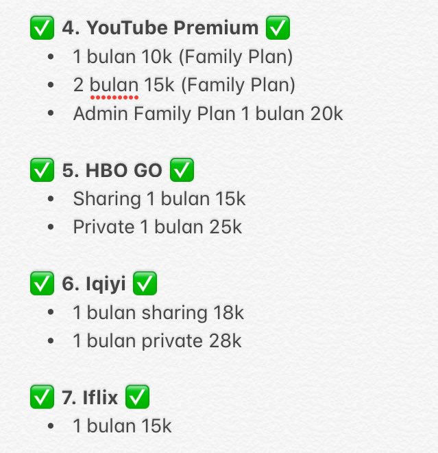 nckotn's tweet photo. Halo! Aku jual aplikasi premium nihh! Ada banyak dan murah murah✨ https://t.co/l4btlPzu3t