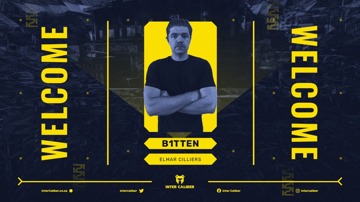 InterCaliber's tweet photo. Welcome to @Elmar_Cilliers ๐
He joins our #csgo roster in the position he does best ๐
Looking forward to your future with us and the rest of the team ๐ช๐ป
#newplayer #growing #ranks #strong #win #intercaliber #Beardown #csgo #star #letsgetit https://t.co/vbLKG9uMqZ